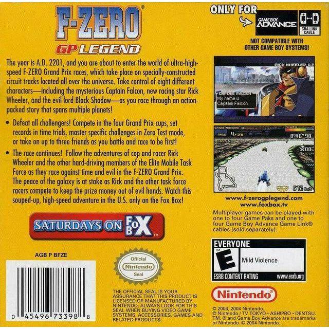 GBA - F-Zero GP Legend (Cartridge Only)