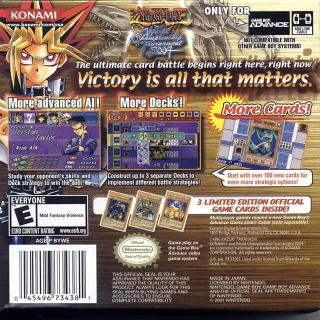 GBA - Yu Gi Oh! World Championship 2004 (Cartridge Only)