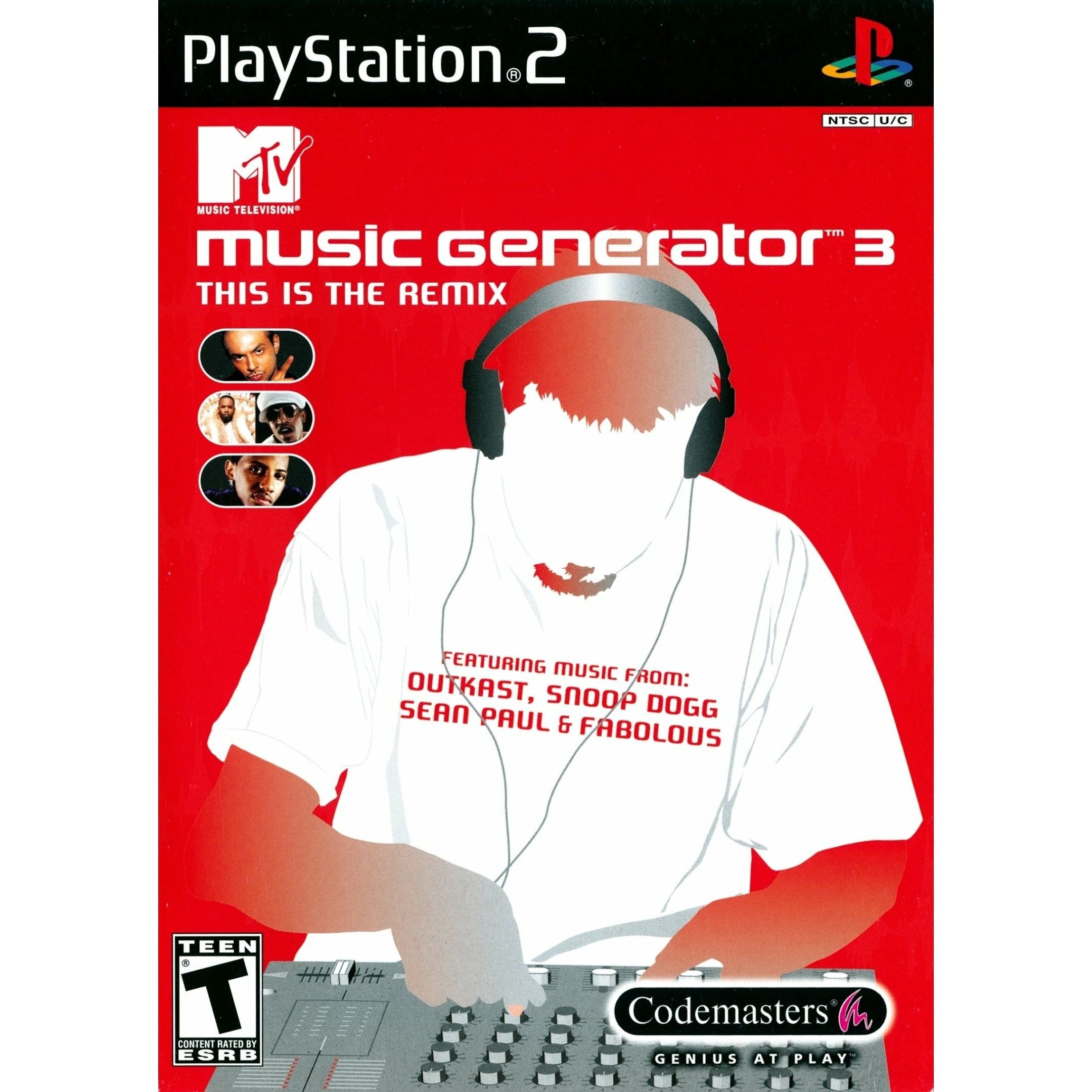 PS2 - Générateur de musique MTV 3