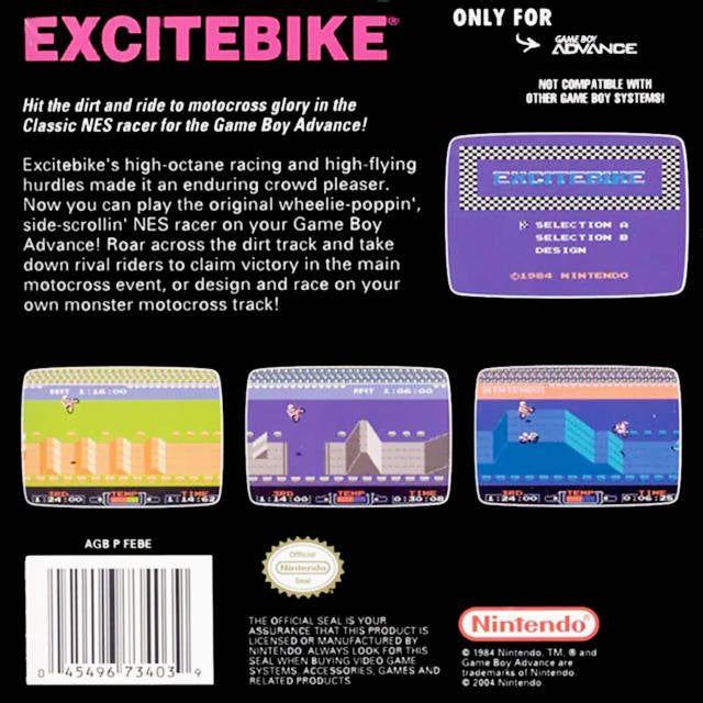 GBA - Série Classic NES - Excitebike (cartouche uniquement)