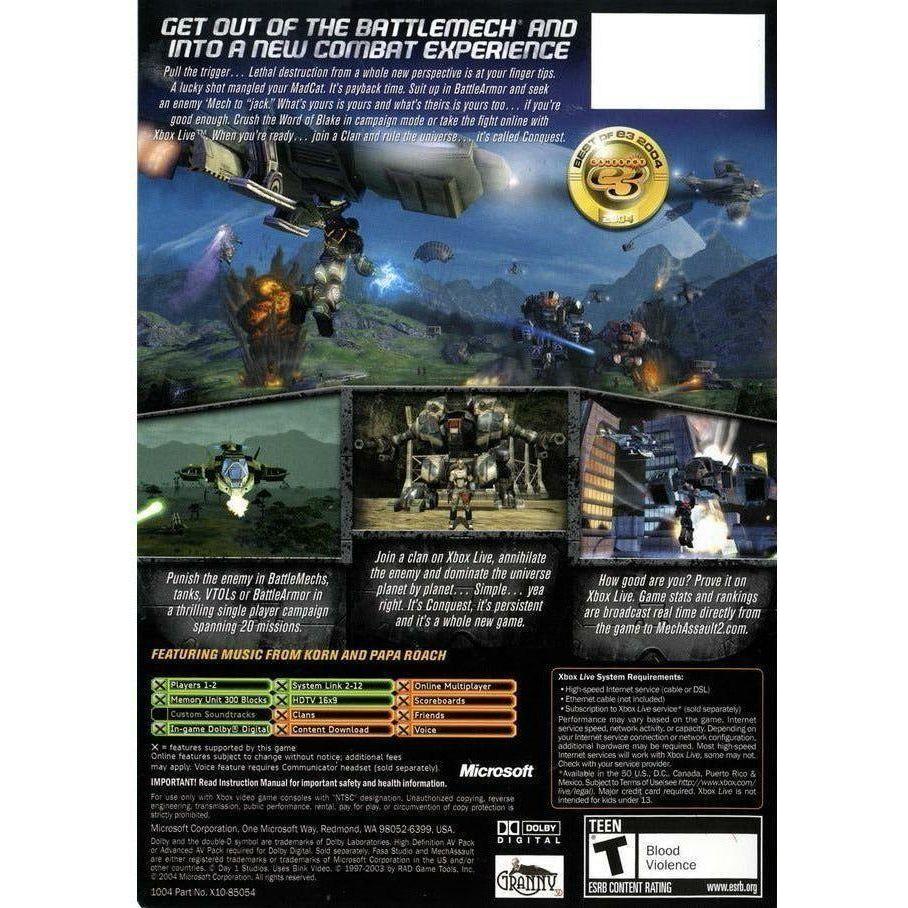 XBOX - Mech Assault 2 - Lone Wolf (Édition Limitée)