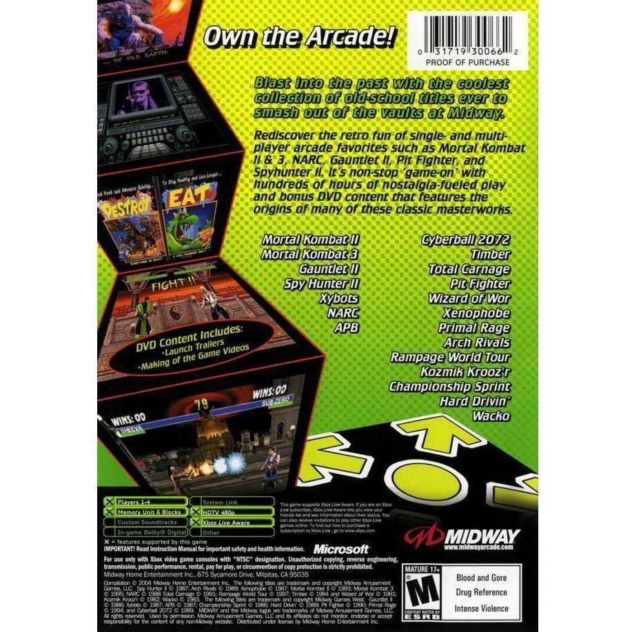 XBOX Midway Arcade Treasures 2