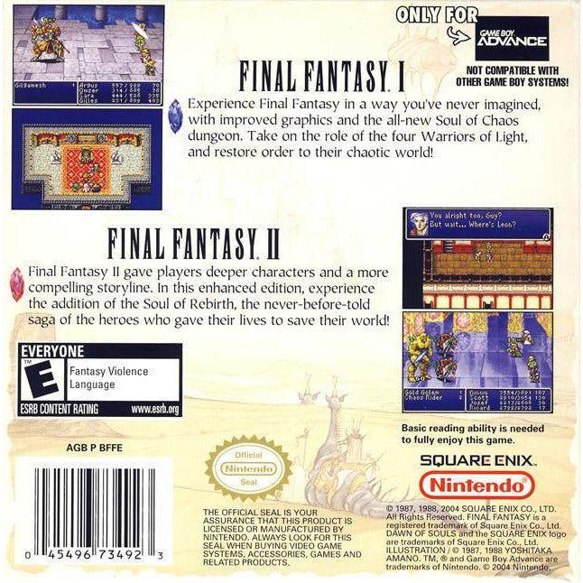 GBA - Final Fantasy 1 & 2 Dawn of Souls (Cartridge Only)