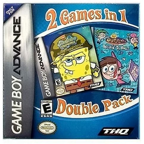 GBA – Fairly Odd Parents Breakin' Da Rules / Bob l'éponge se bat pour le bas de bikini (cartouche uniquement)