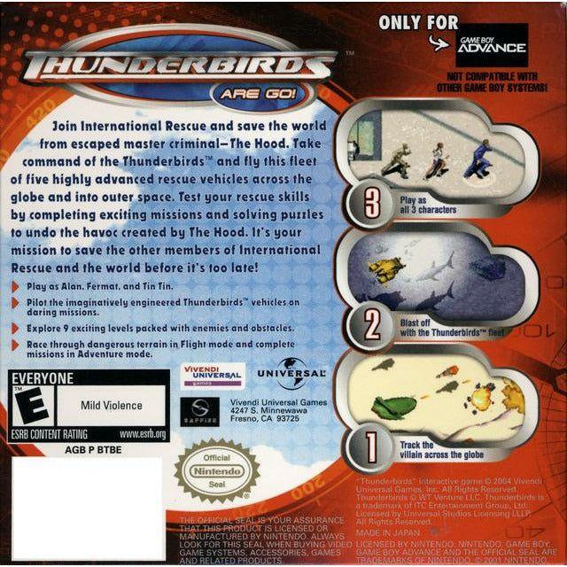 GBA - Thunderbirds (Cartridge Only)