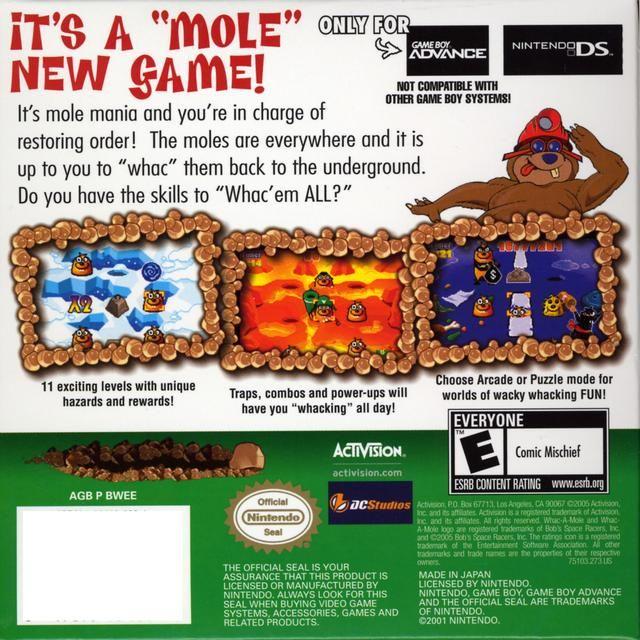 GBA - Whac-A-Mole (Cartridge Only)