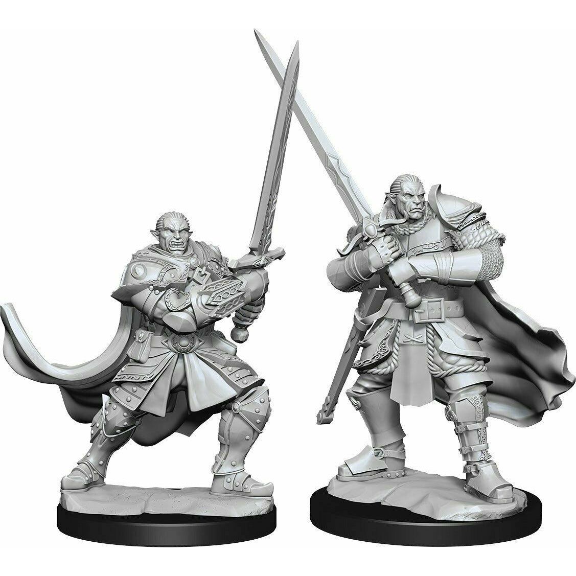 D&amp;D - Minis - Nolzurs Marvelous Miniatures - Paladin mâle demi-orque