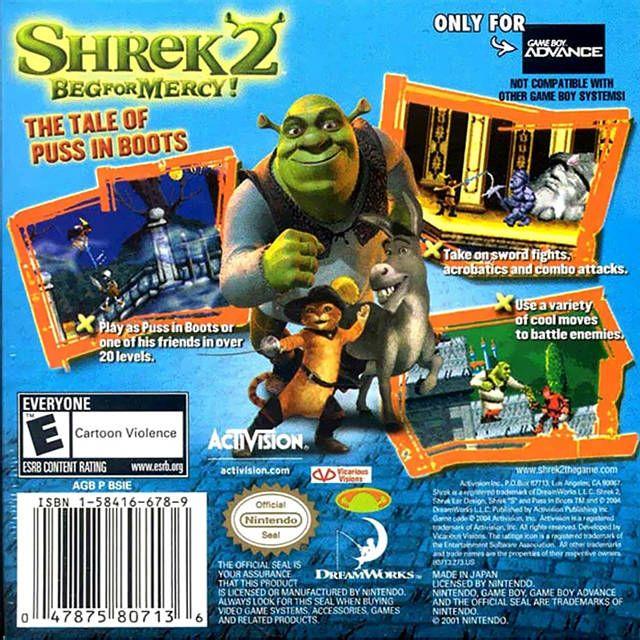 GBA - Shrek 2 Beg for Mercy (Cartridge Only)