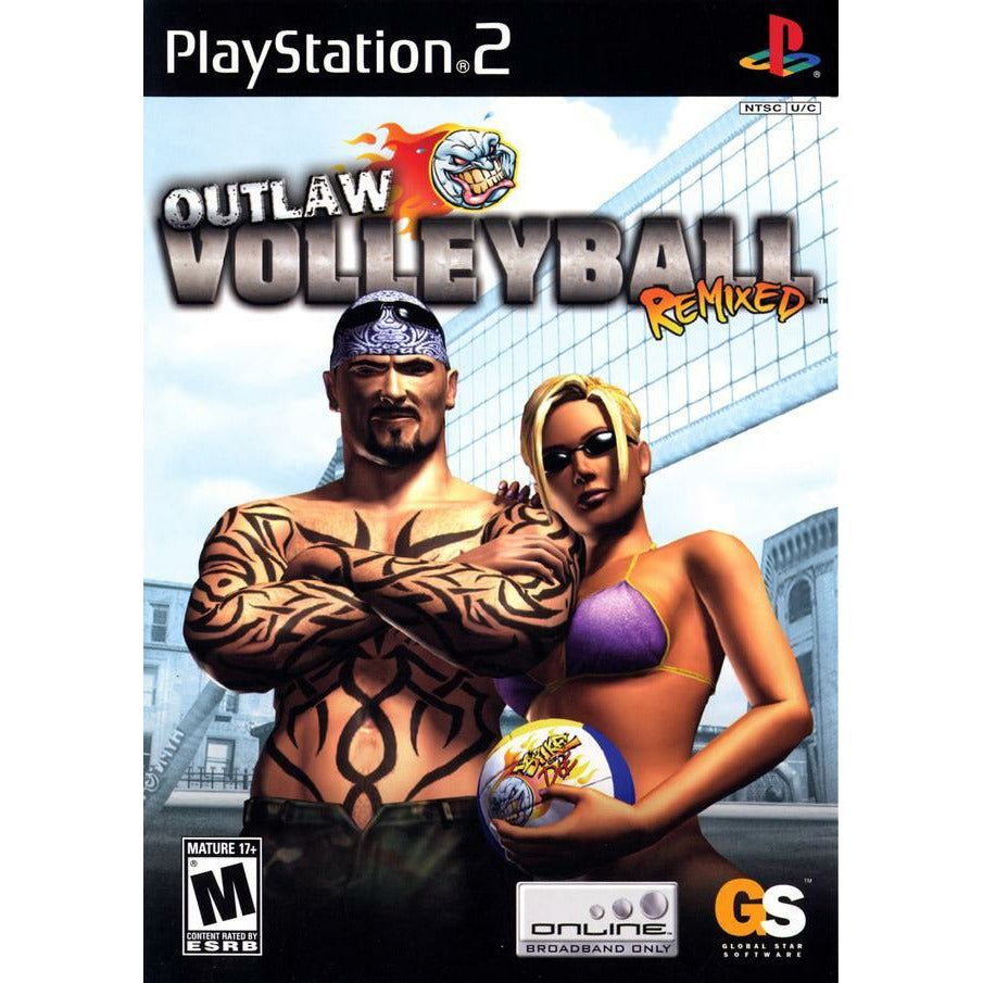 PS2 - Outlaw Volleyball Remixed (Couverture imprimée)