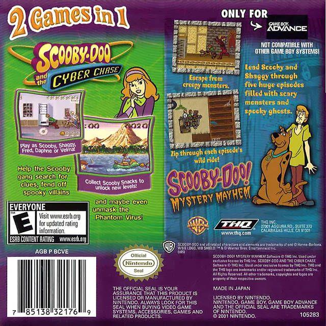 GBA - Scooby Doo 2 in 1 - Cyber Chase and Mystery Mayhem