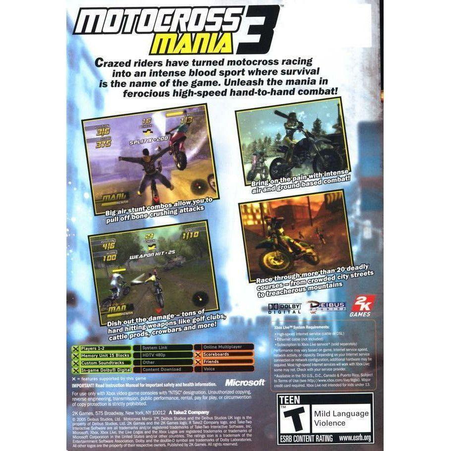 XBOX - Motocross Mania 3