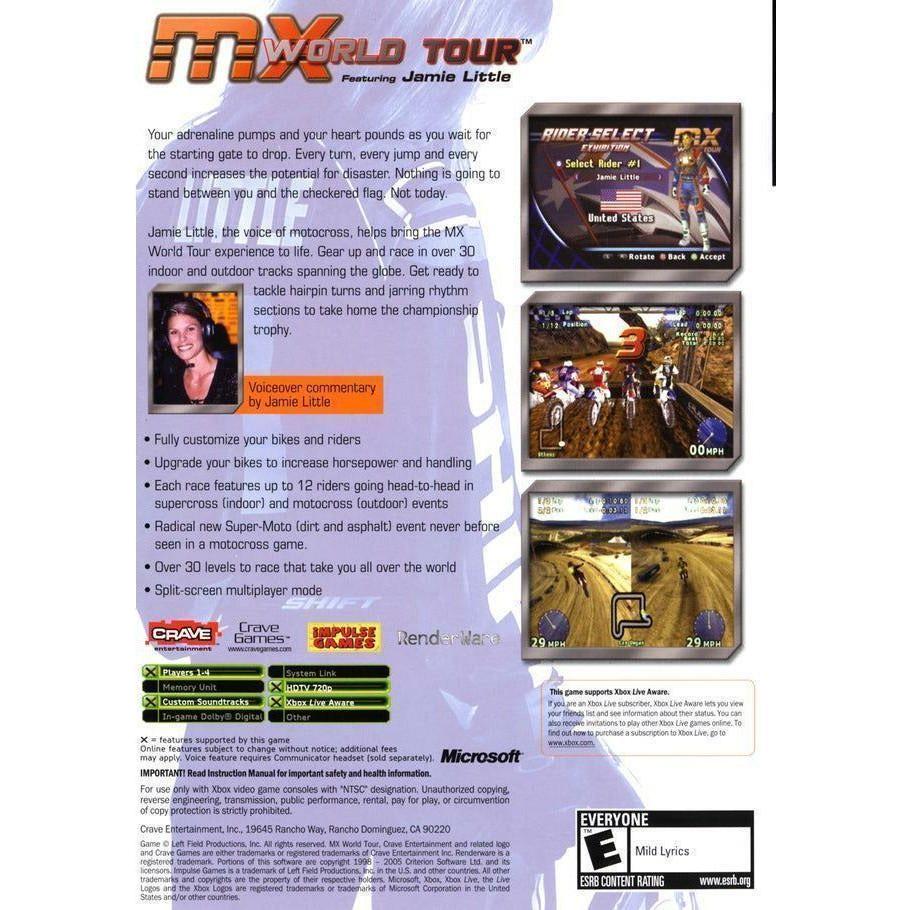 XBOX - MX World Tour Featuring Jamie Little (Printed Cover Art)