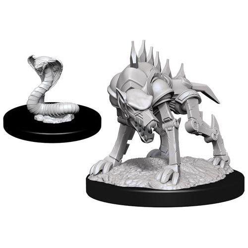 D&amp;D - Minis - Nolzur Marvelous Miniatures - Iron Cobra &amp; Iron Defender