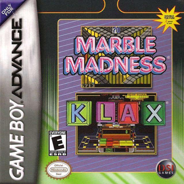 GBA - Marble Madness / Klax (cartouche uniquement)