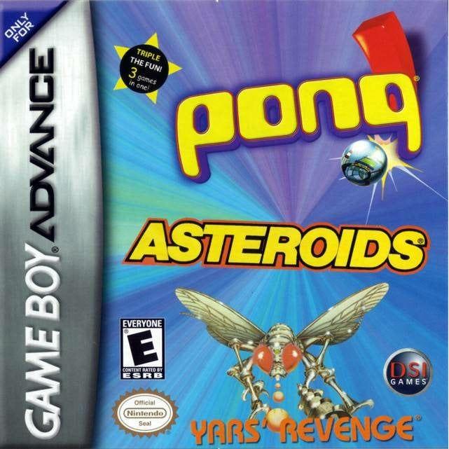 GBA - Pong / Asteroids / Yars' Revenge