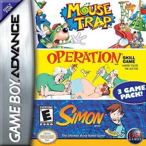 GBA - Operation / Mouse Trap / Simon (Cartridge Only)