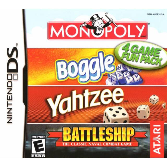 DS - Monopoly / Boggle / Yahtzee / Cuirassé (Au cas où)