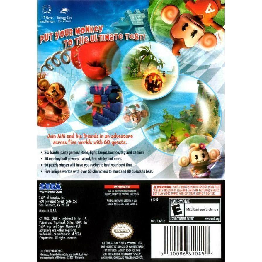 GameCube - Super Monkey Ball Adventure