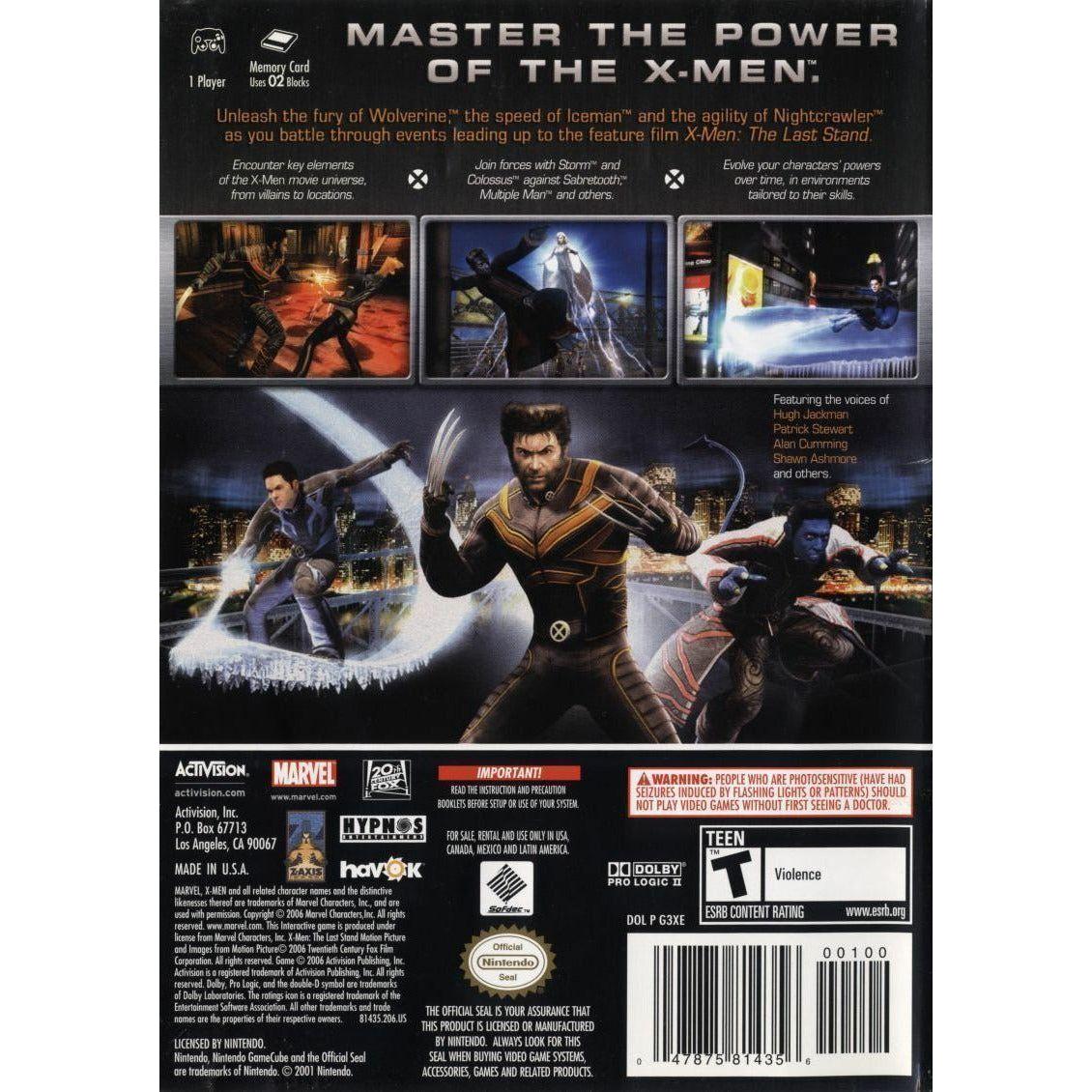 GameCube - X-Men The Official Game