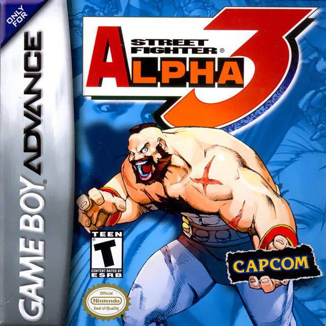 GBA - Street Fighter Alpha 3 (Rough Label)