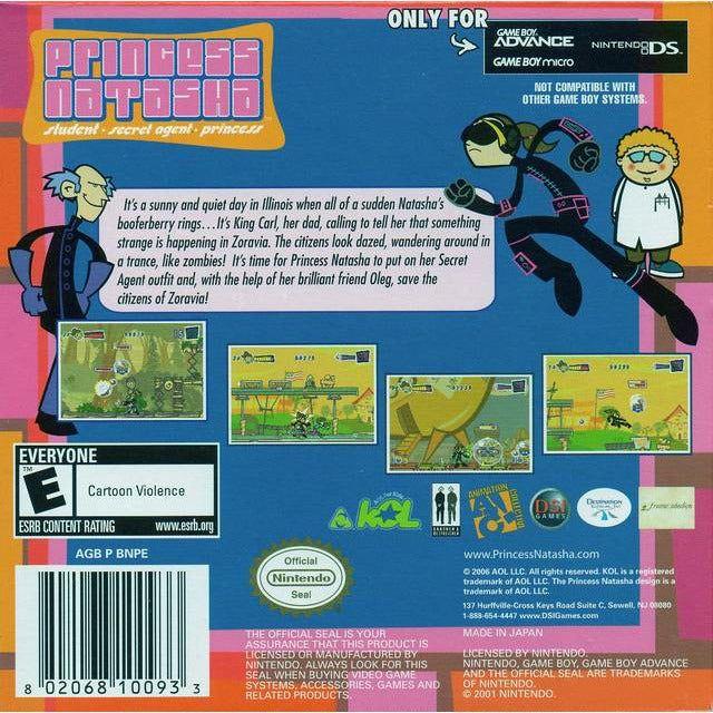 GBA - Princess Natasha Student - Secret Agent - Princess (Cartridge Only)