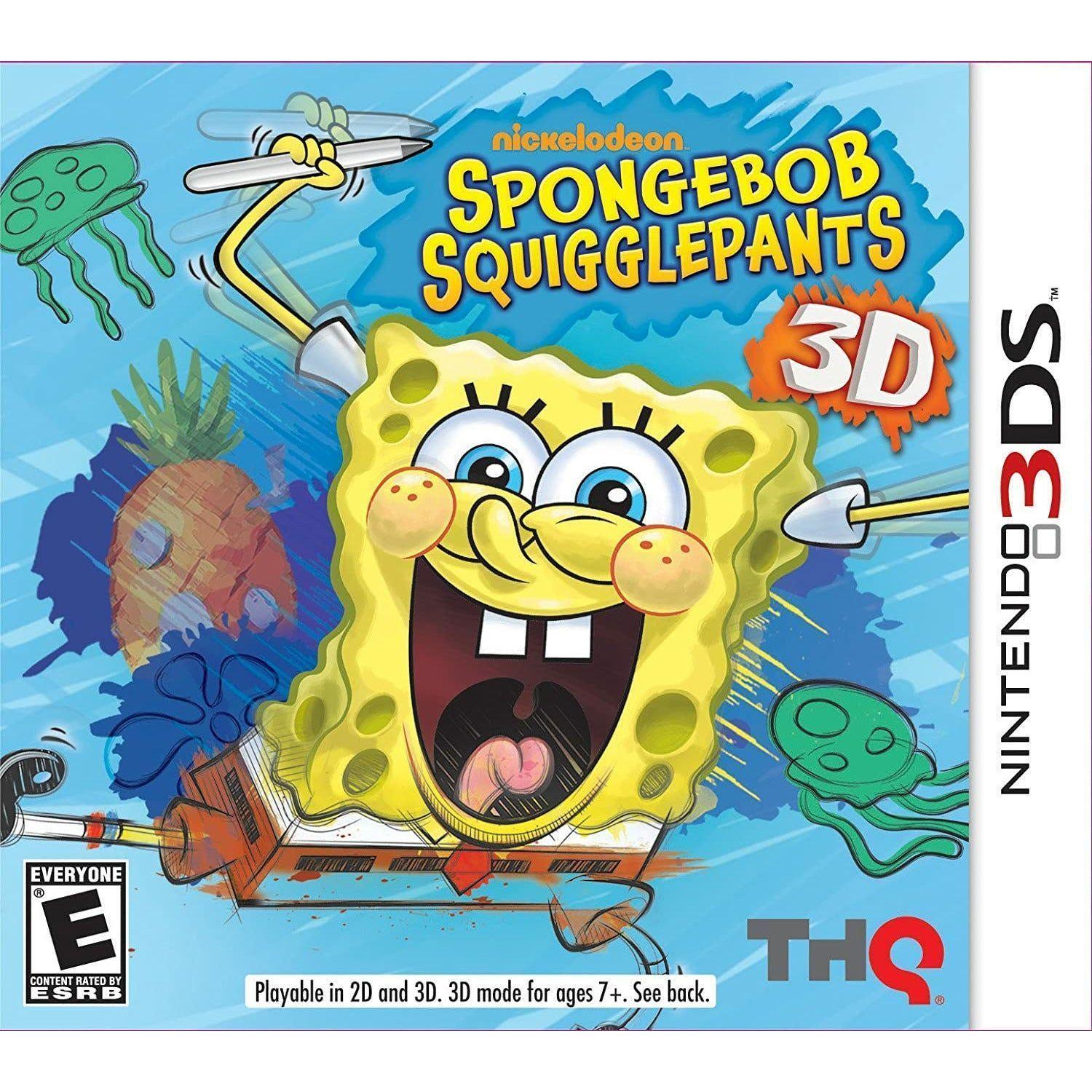 3DS - Bob l'éponge Squigglepants 3D (au cas où)