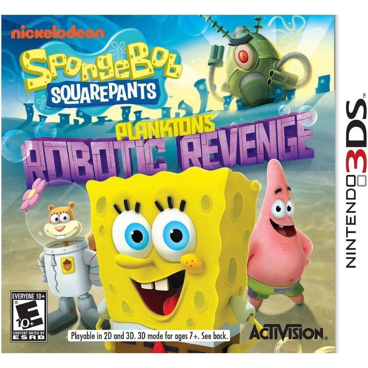 3DS - La vengeance robotique de Bob l'éponge Plankton (au cas où)