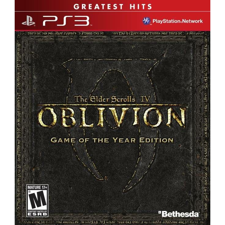 PS3 - The Elder Scrolls IV Oblivion (édition Jeu de l'année) (scellé)