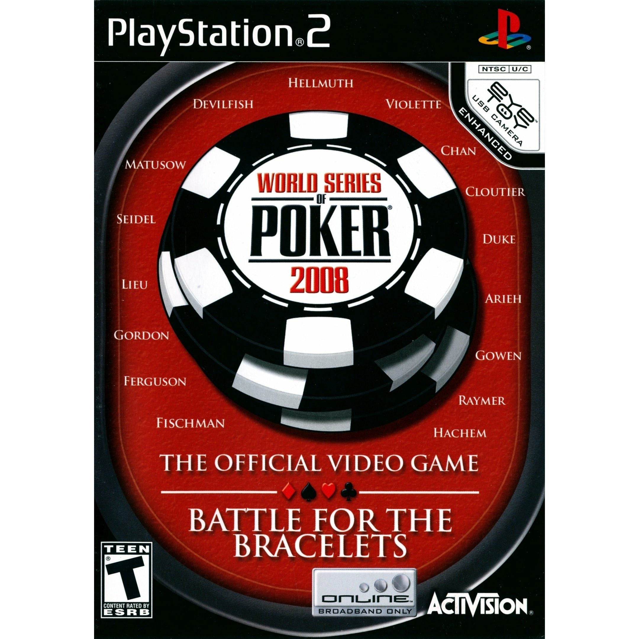 PS2 - World Series of Poker 2008 Bataille pour les bracelets