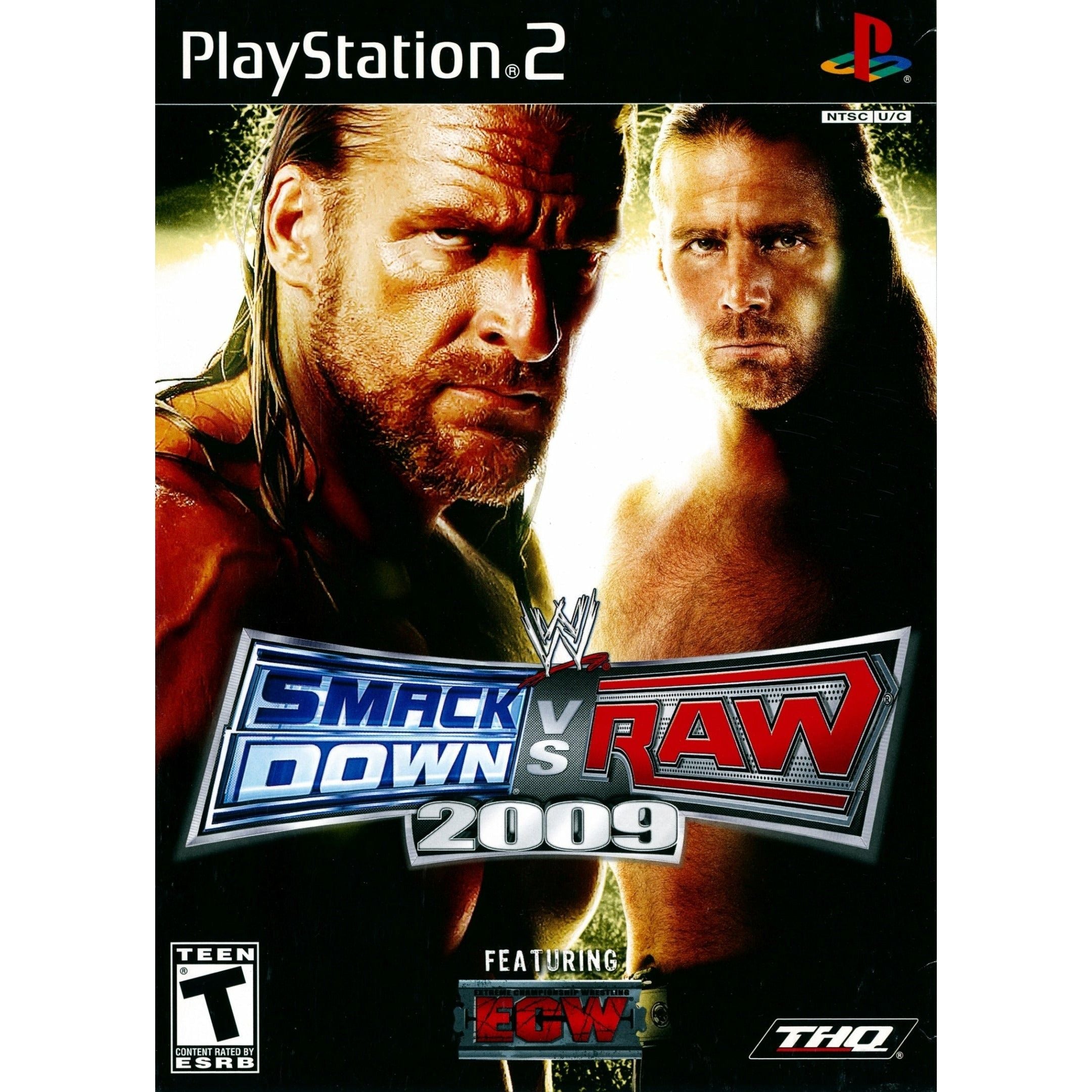 PS2 - WWE Smackdown contre Raw 2009 avec ECW