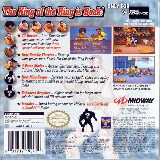 GBA - Ready 2 Rumble Boxing Round 2 (Cartridge Only)