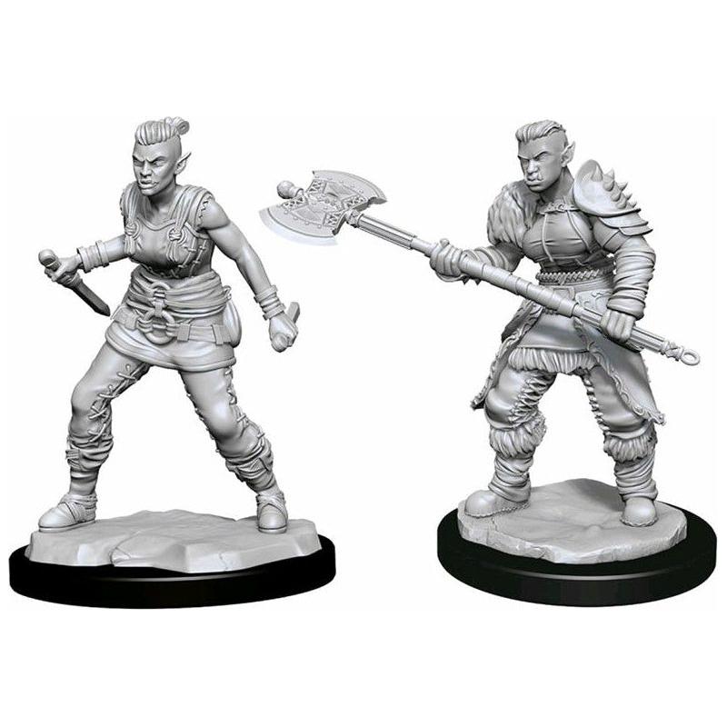 D&D - Minis - Nolzurs Marvelous Miniatures - Orc Female Barbarian