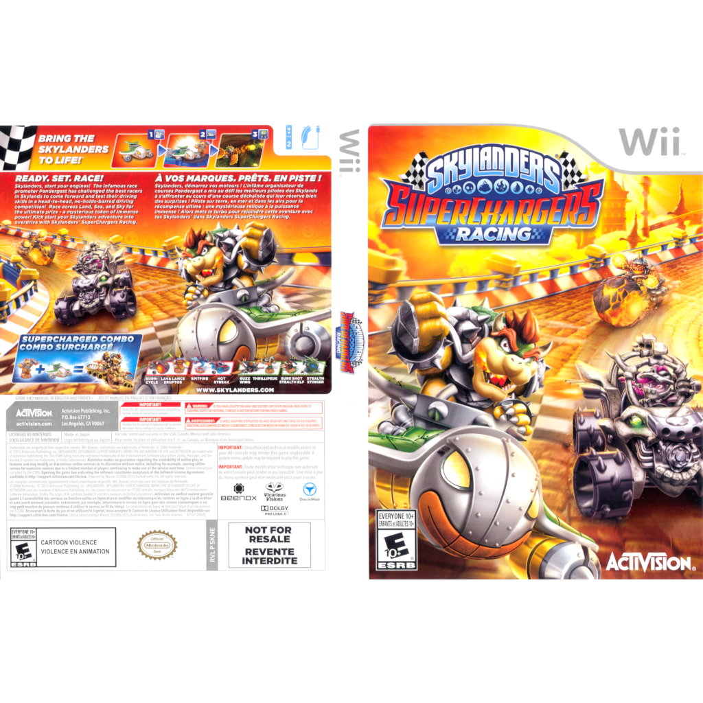 Wii - Skylanders SuperChargers Racing (jeu uniquement)