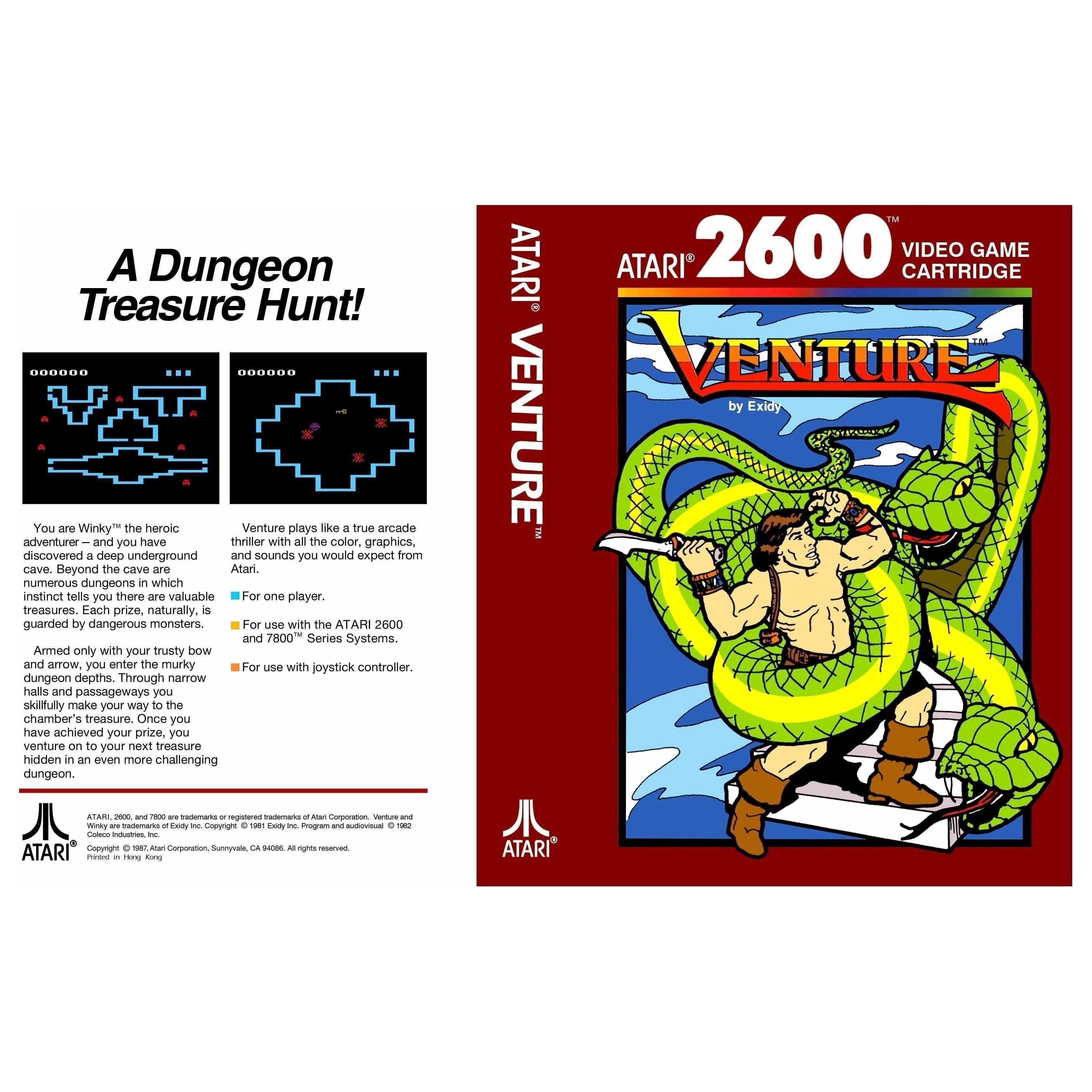 Atari 2600 - Venture (cartouche uniquement)