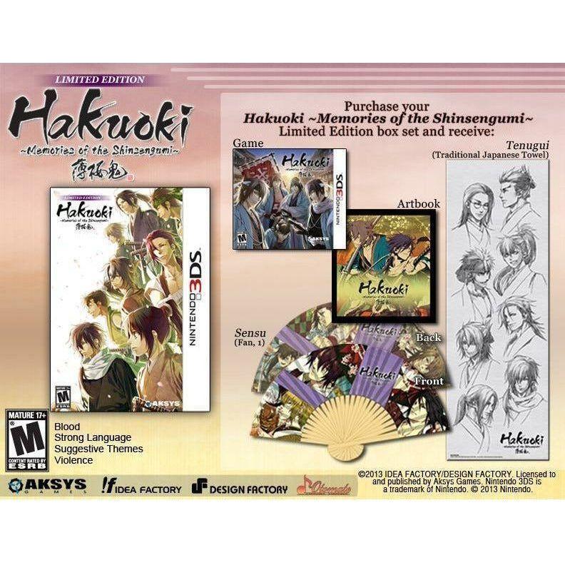 3DS - Hakuoki Memories of the Shinsengumi (Limited Edition)