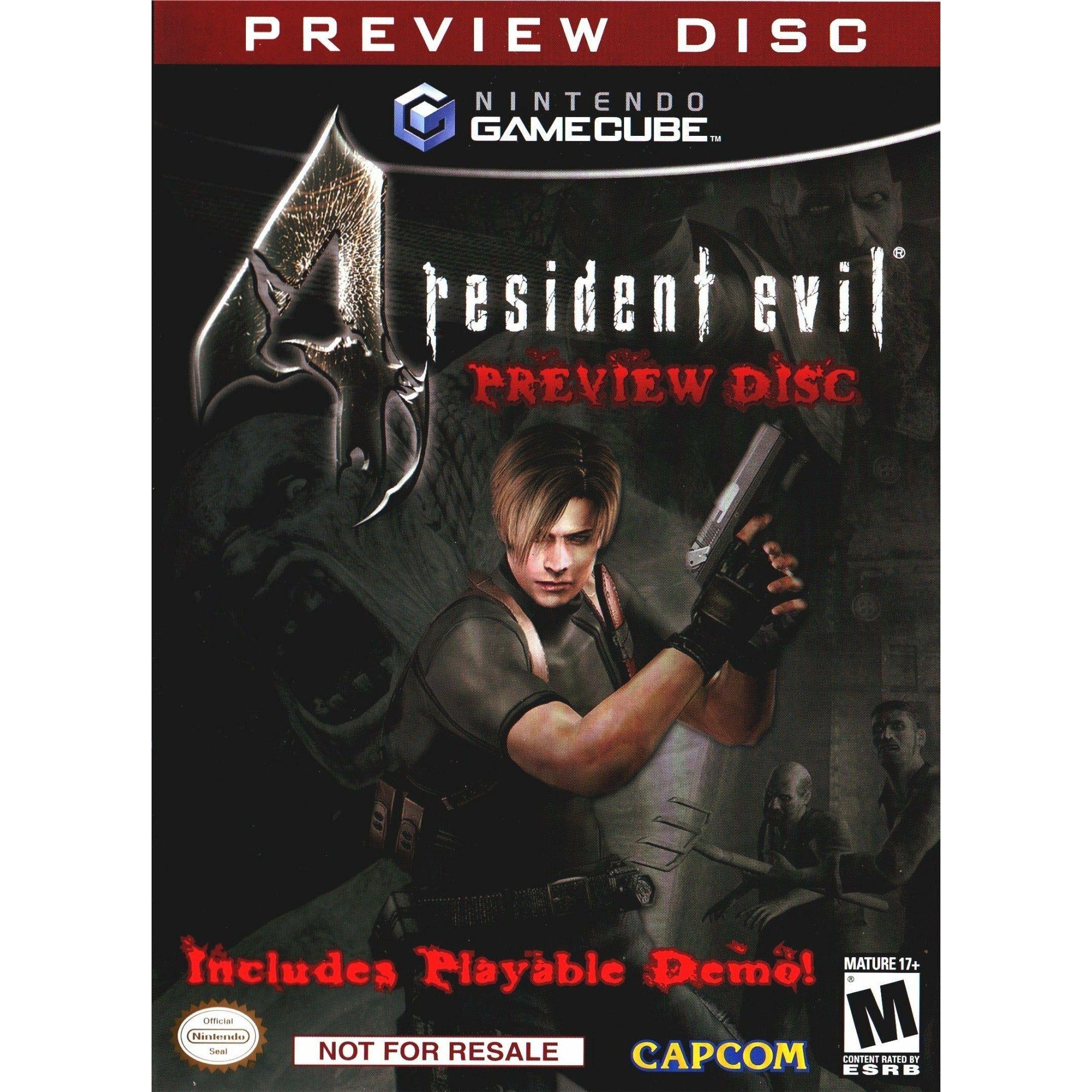 GameCube - Disque d'aperçu de Resident Evil 4