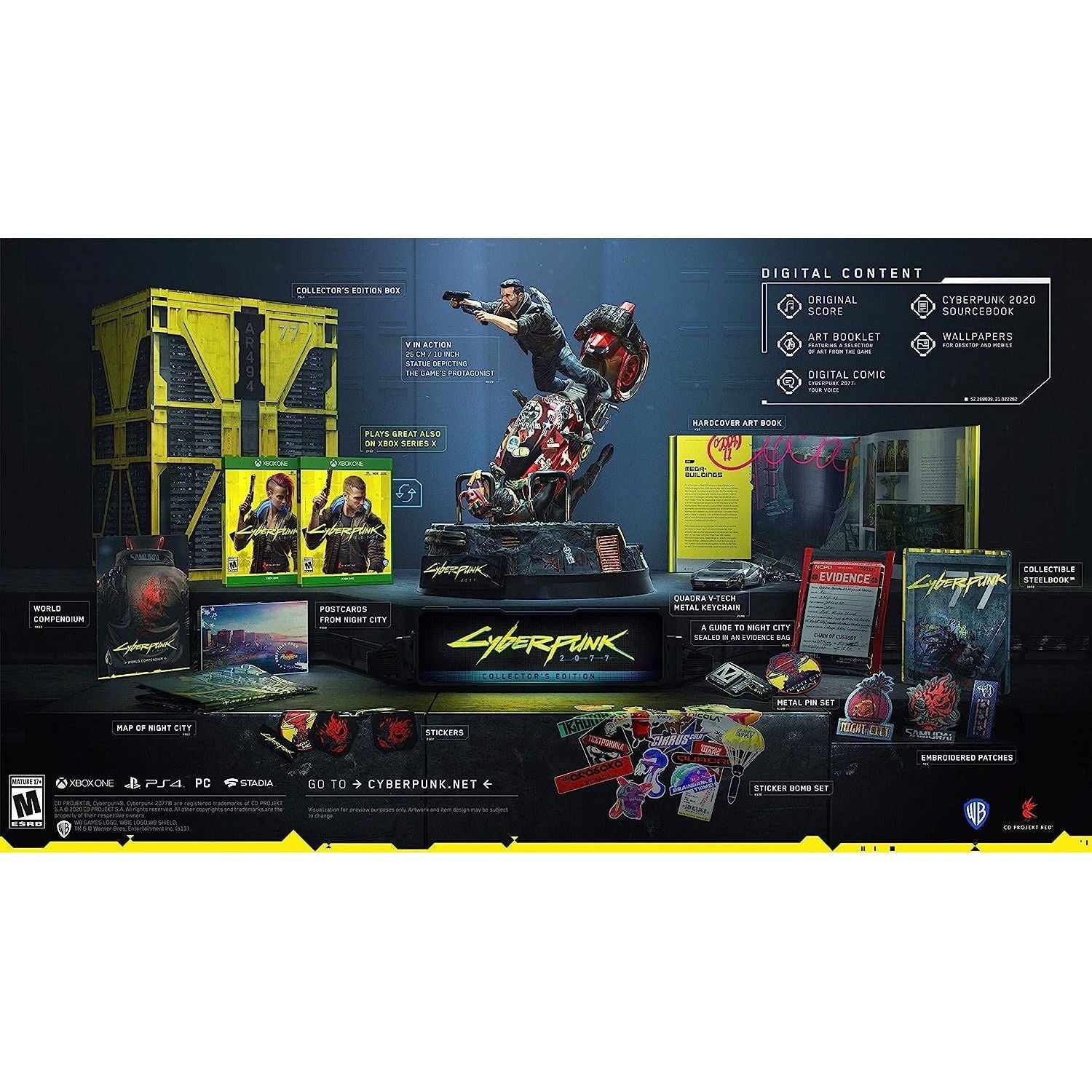 Xbox One - Cyberpunk 2077 Édition Collector