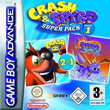 GBA - Crash &amp; Spyro Superpack (Violet/Orange)