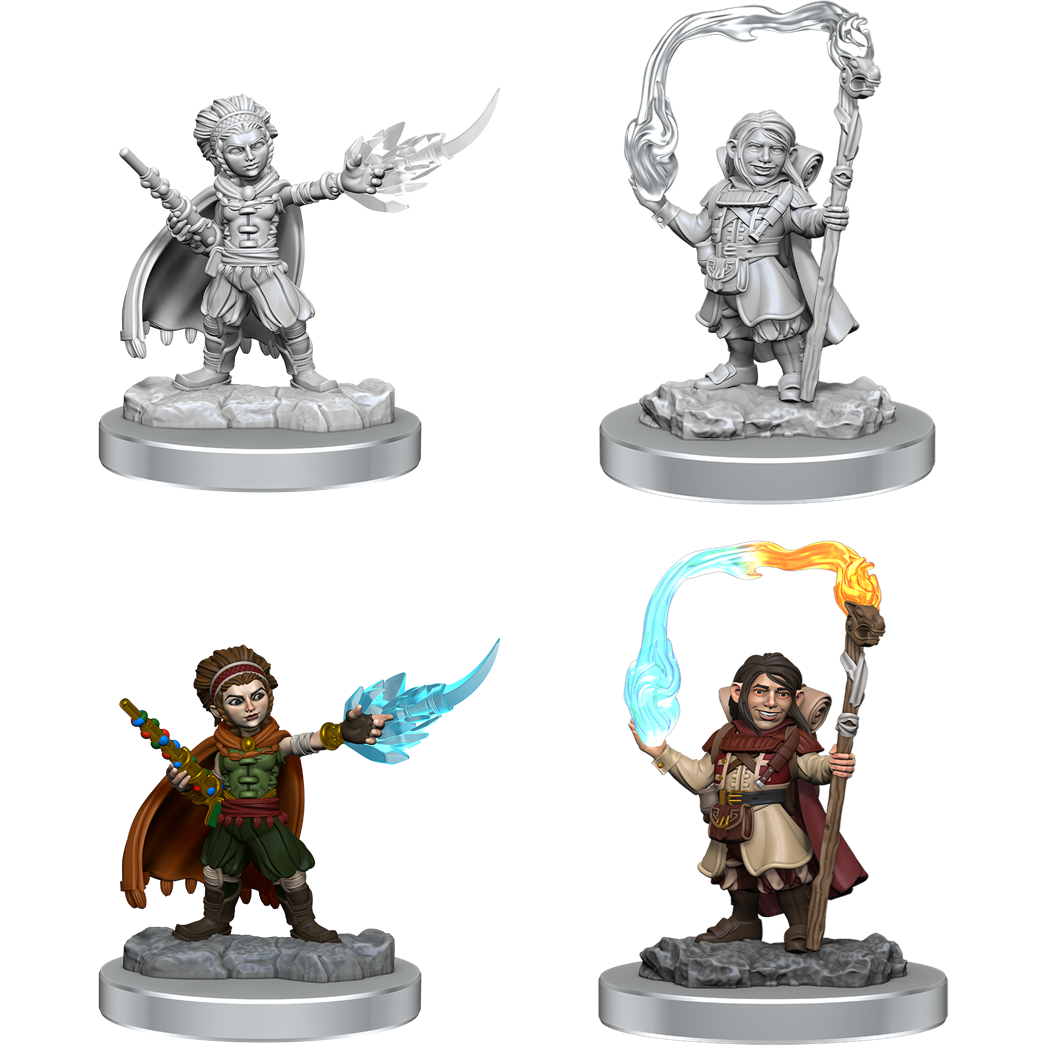 D&amp;D - Minis - Nolzur Marvelous Miniatures - Magicien Halfling