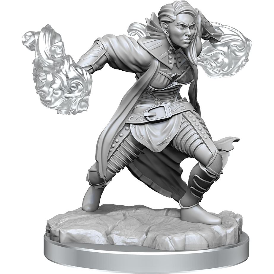 D&D - Minis - Nolzurs Marvelous Miniatures - Half-Elf Warlock