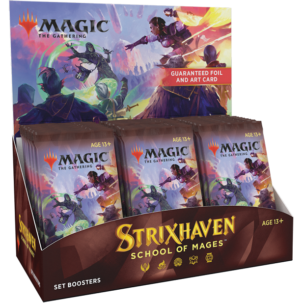 MTG - Boîte de boosters scellée de l'École des Mages de Strixhaven (30 packs de boosters)