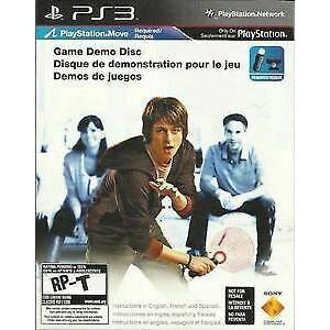 PS3 - Disque de démonstration du jeu PlayStation Move