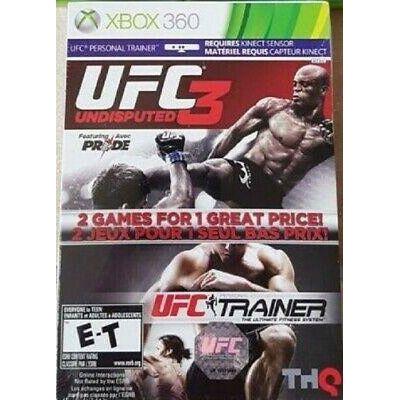 XBOX 360 - UFC Undisputed 3 / UFC Trainer Dual Pack