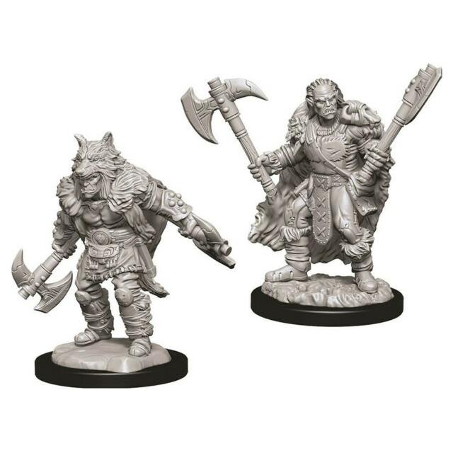 D&amp;D - Minis - Nolzurs Marvelous Miniatures - Barbare mâle demi-orque