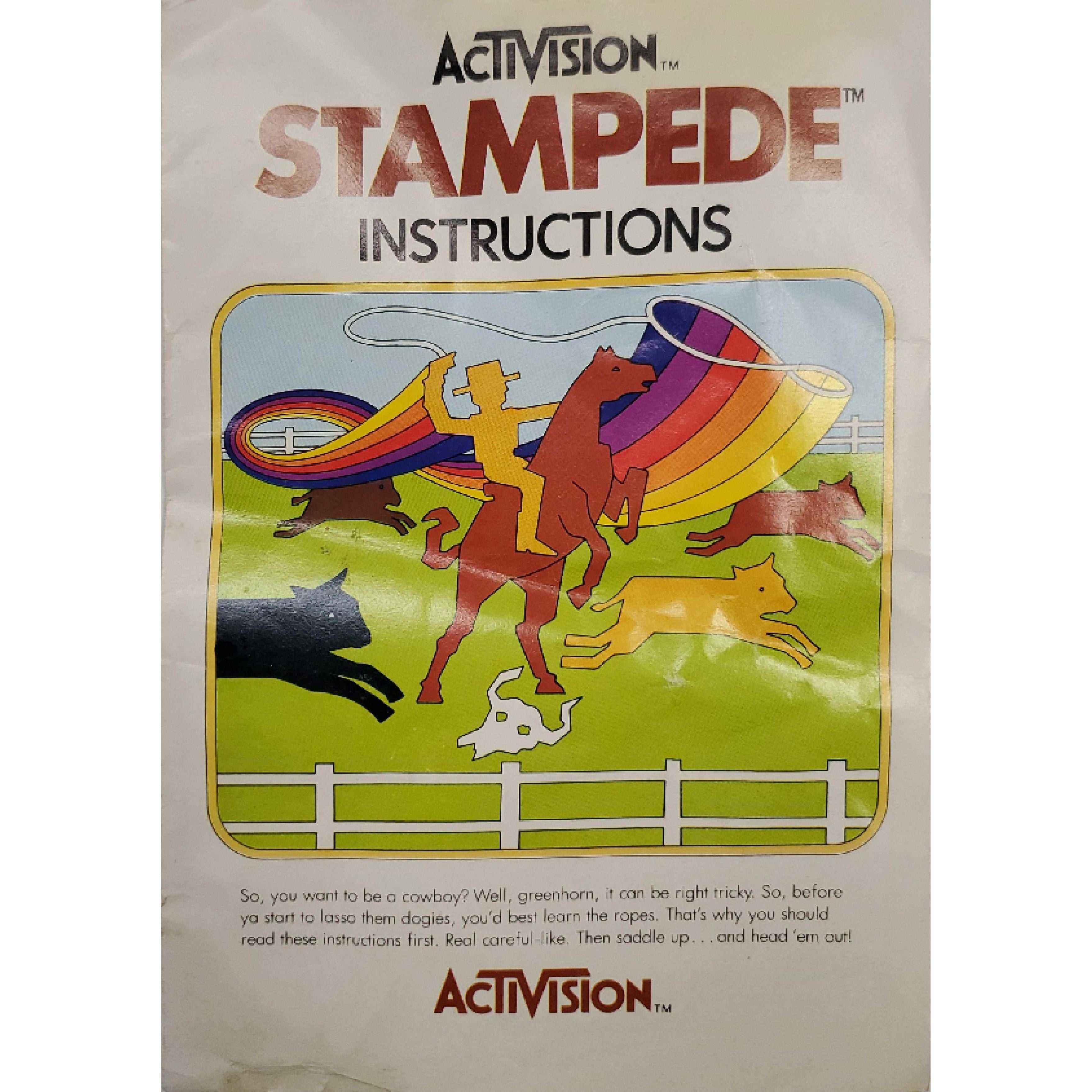 Atari 2600 - Stampede (Manuel)