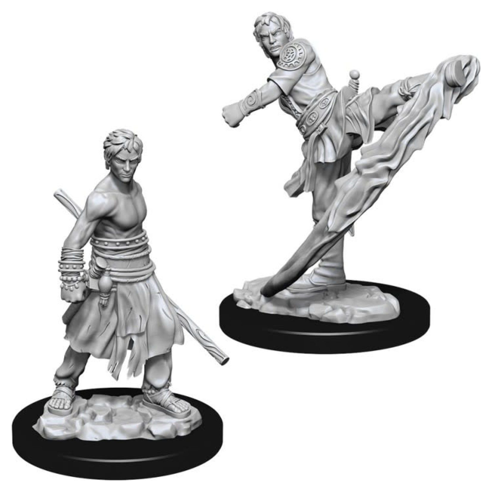 D&amp;D - Minis - Nolzurs Marvelous Miniatures - Moine mâle demi-elfe