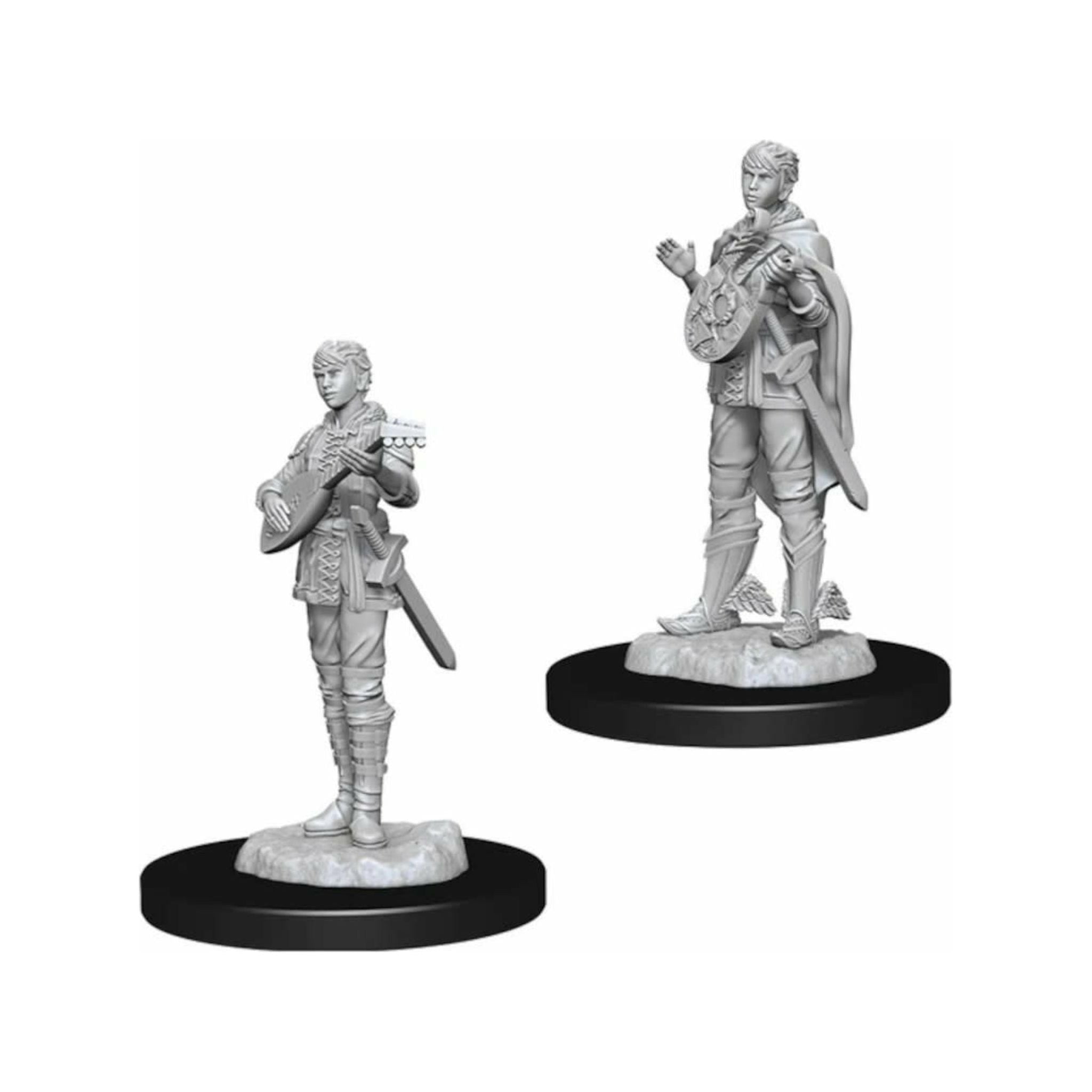 D&amp;D - Minis - Nolzurs Marvelous Miniatures - Barde femme demi-elfe