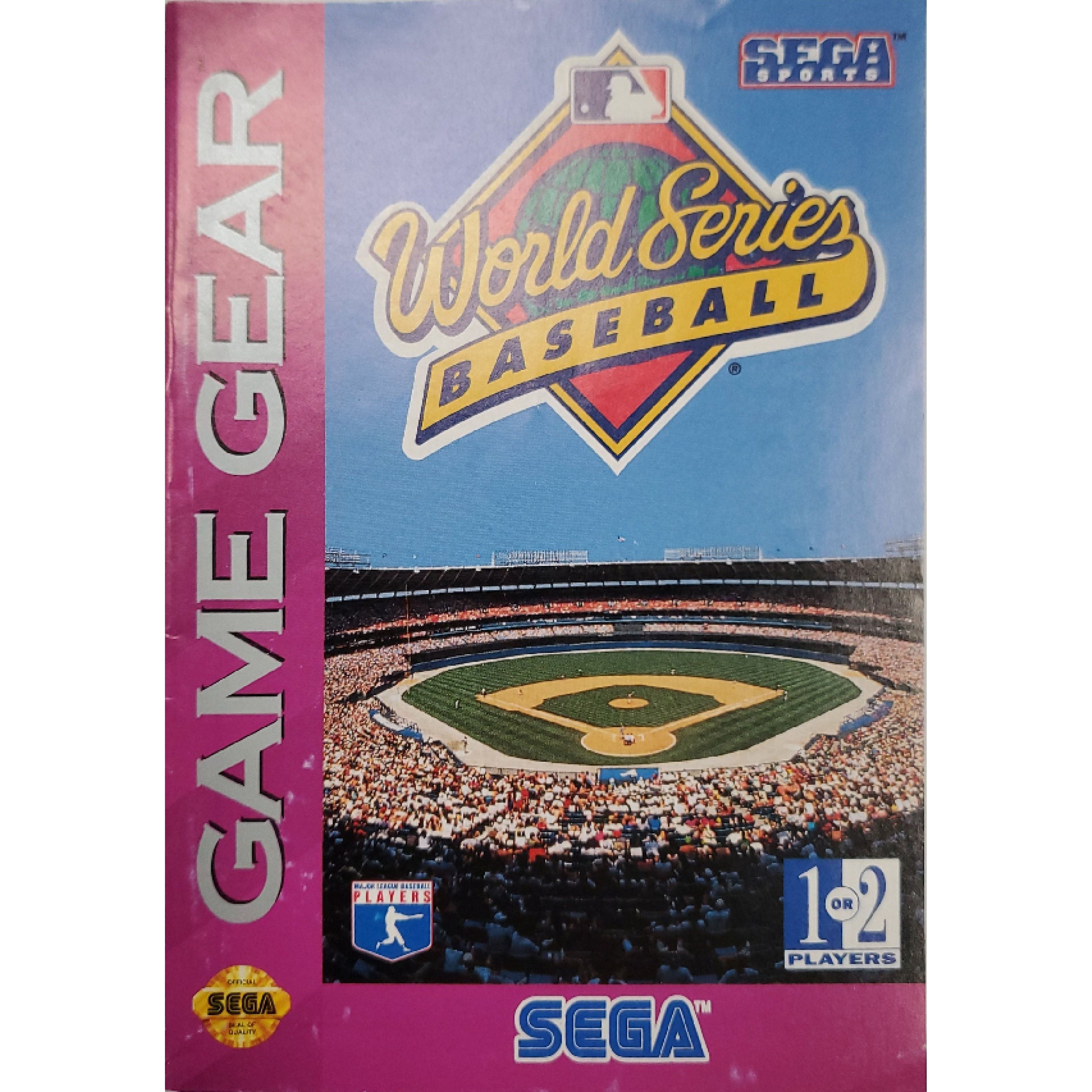 GameGear - Série mondiale de baseball (Manuel)