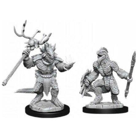 D&D - Minis - Nolzurs Marvelous Miniatures - LizardFolk & LizardFolk Shaman